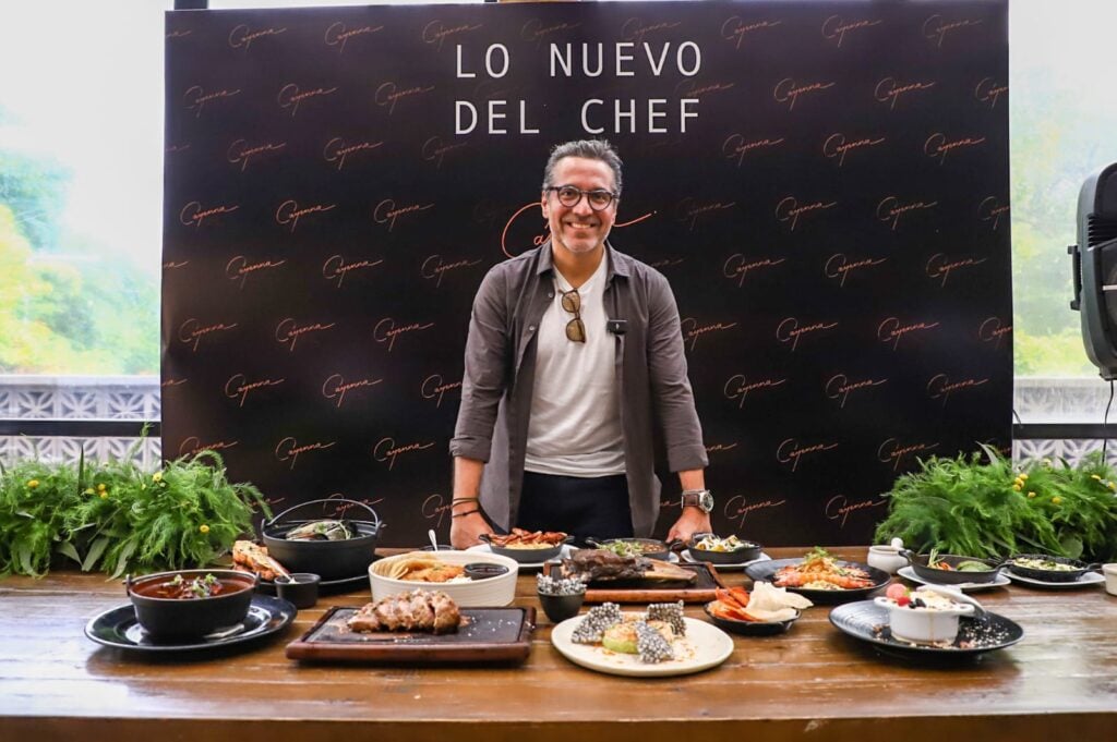 Luis Osuna Vidaurri de restaurante Cayenna presenta nuevos platillos