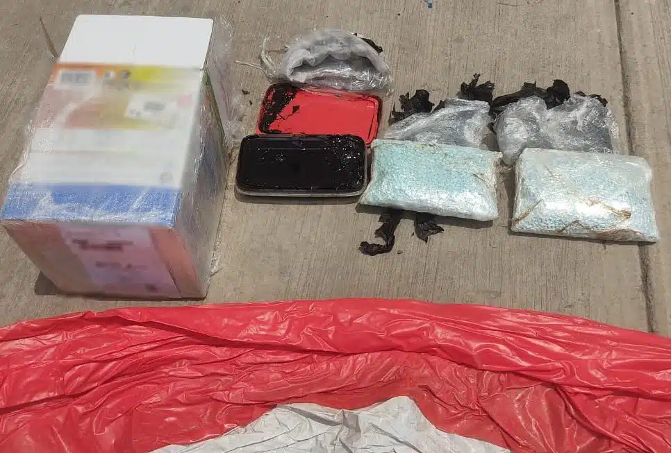 El fentanilo y heroína asegurado en paquetería del aeropuerto de Culiacán