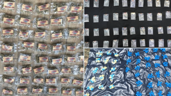 Dosis de droga decomisada