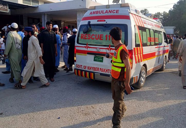 Durante mitin en Pakistán se registra atentado con 44 víctimas mortales