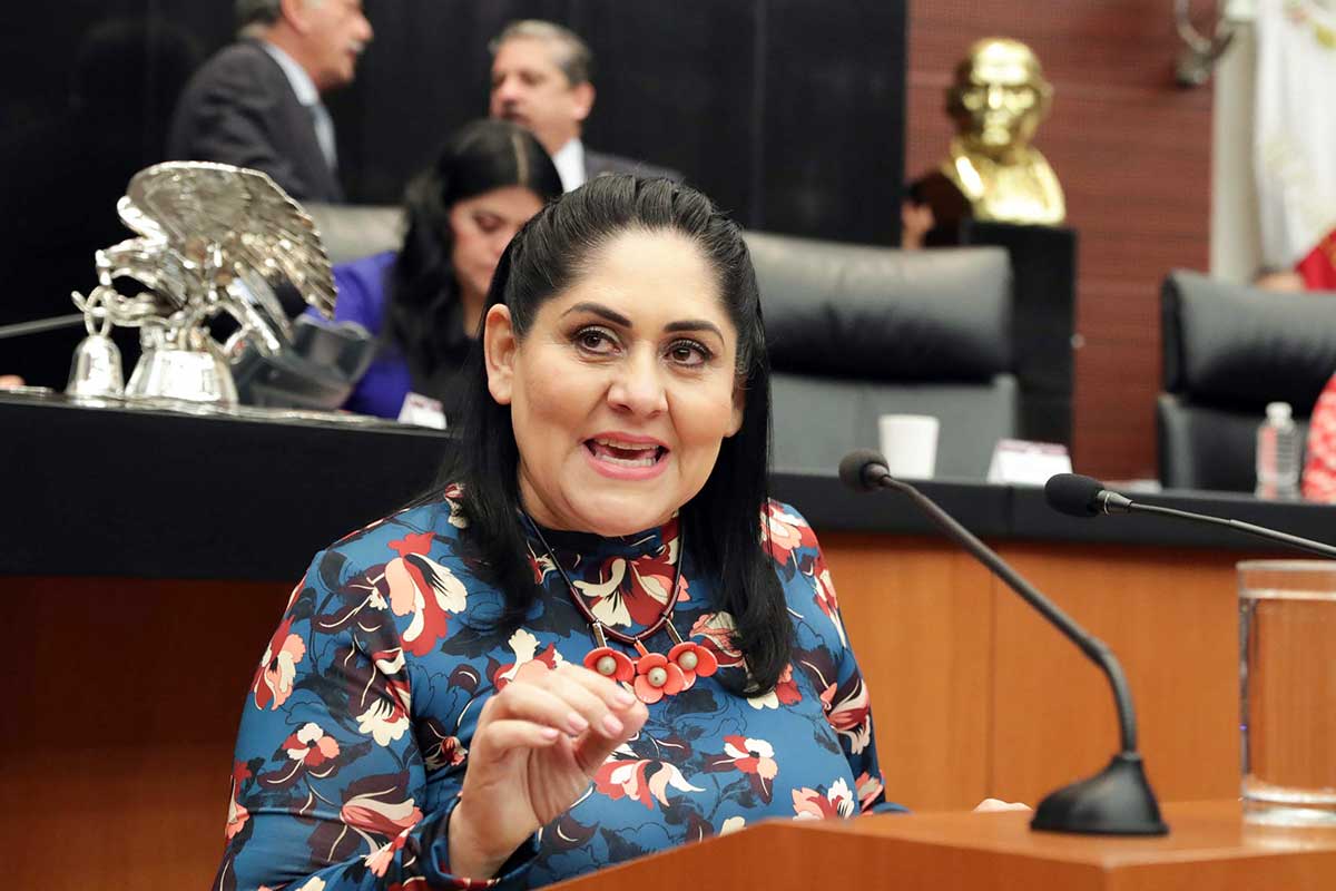 En el pleno la senadora Diva Hadamira Gastélum Bajo
