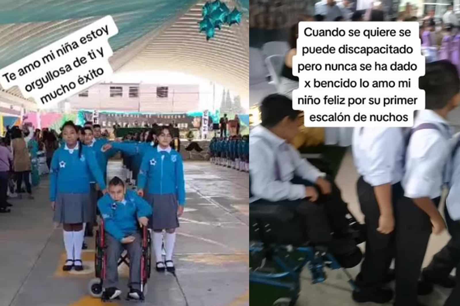 Escuela se roba los corazones al ser inclusivos en fiesta de graduación