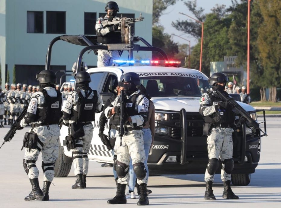Elementos de la Guardia Nacional