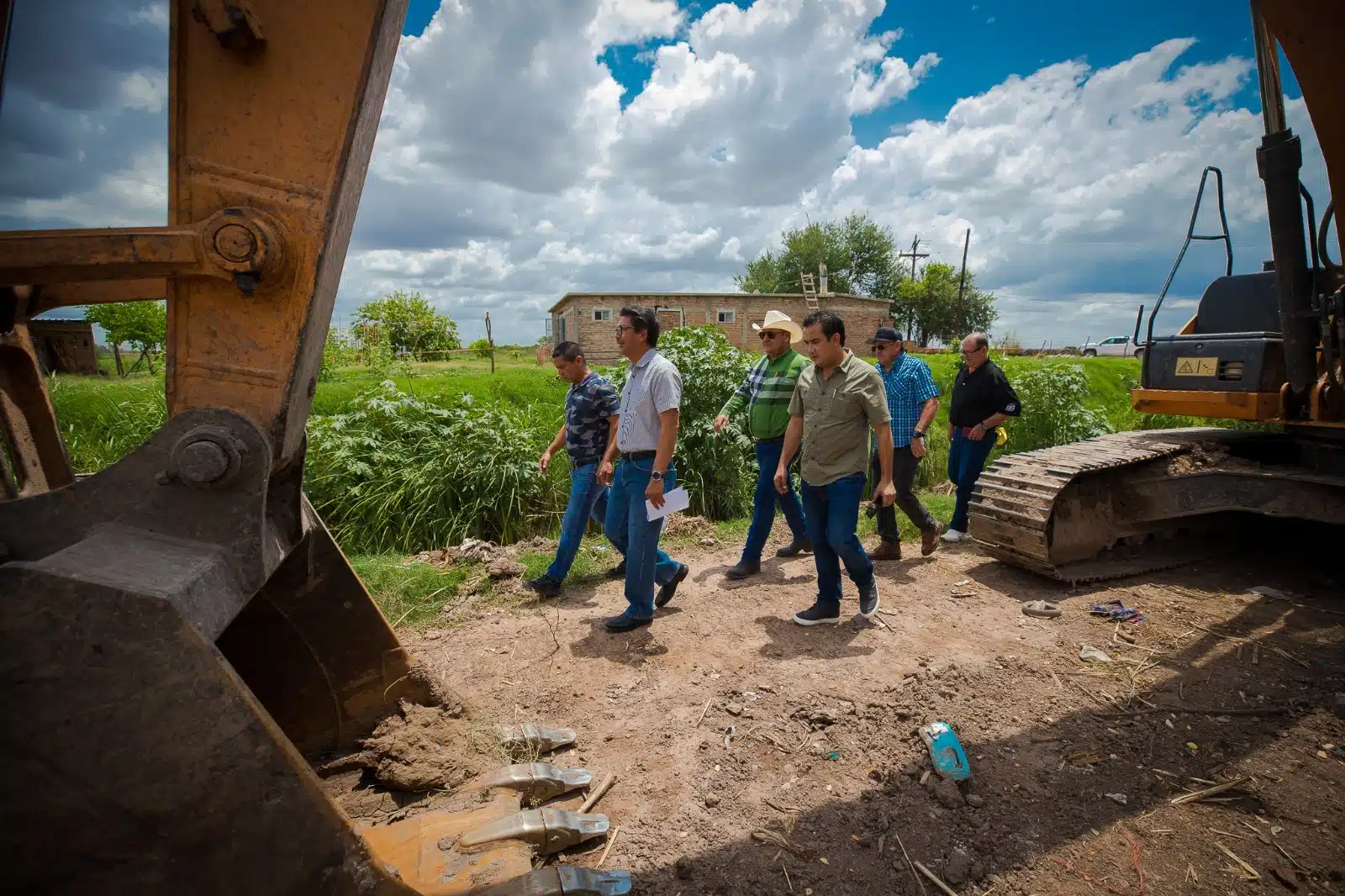 En Guasave se tomaron medidas en conjunto con módulos de riego, para proteger de los embates de la naturaleza a las familias 12 comunidades.