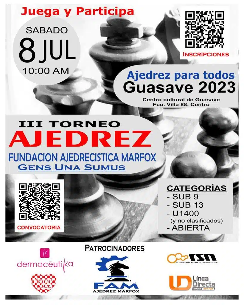 Invitación al III Torneo de Ajedrez de Guasave