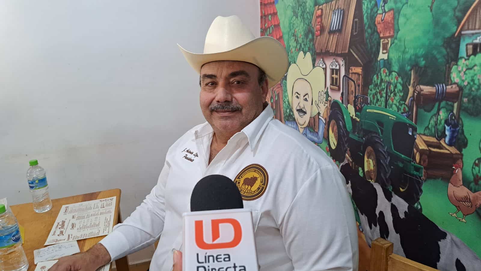 José Antonio Lizárraga Rivera, dirigente ganadero de Mazatlán.