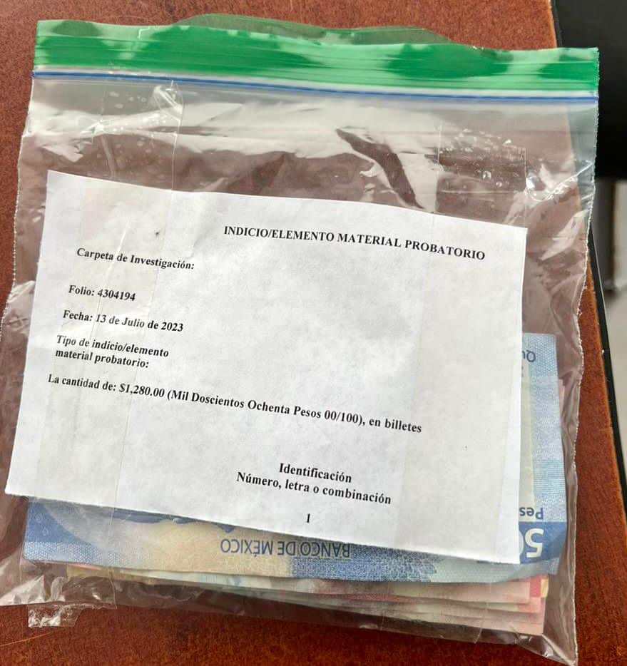 Evidencia del delito