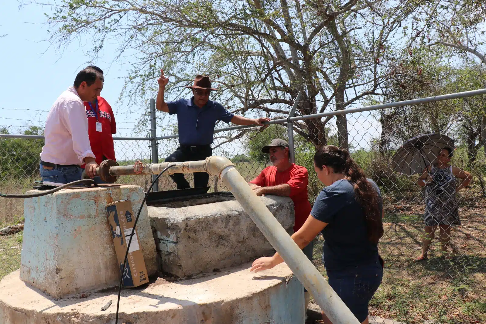 Jumapam repone equipo en el pozo de extracción de agua