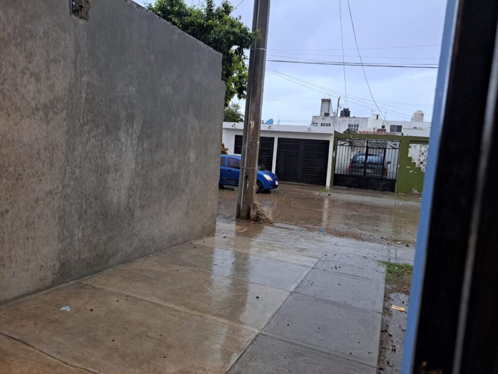 Lluvias débiles cayeron en algunos puntos de Mazatlán