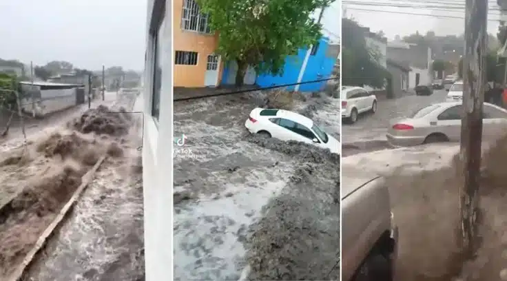 Fuertes lluvias causan estragos en Querétaro