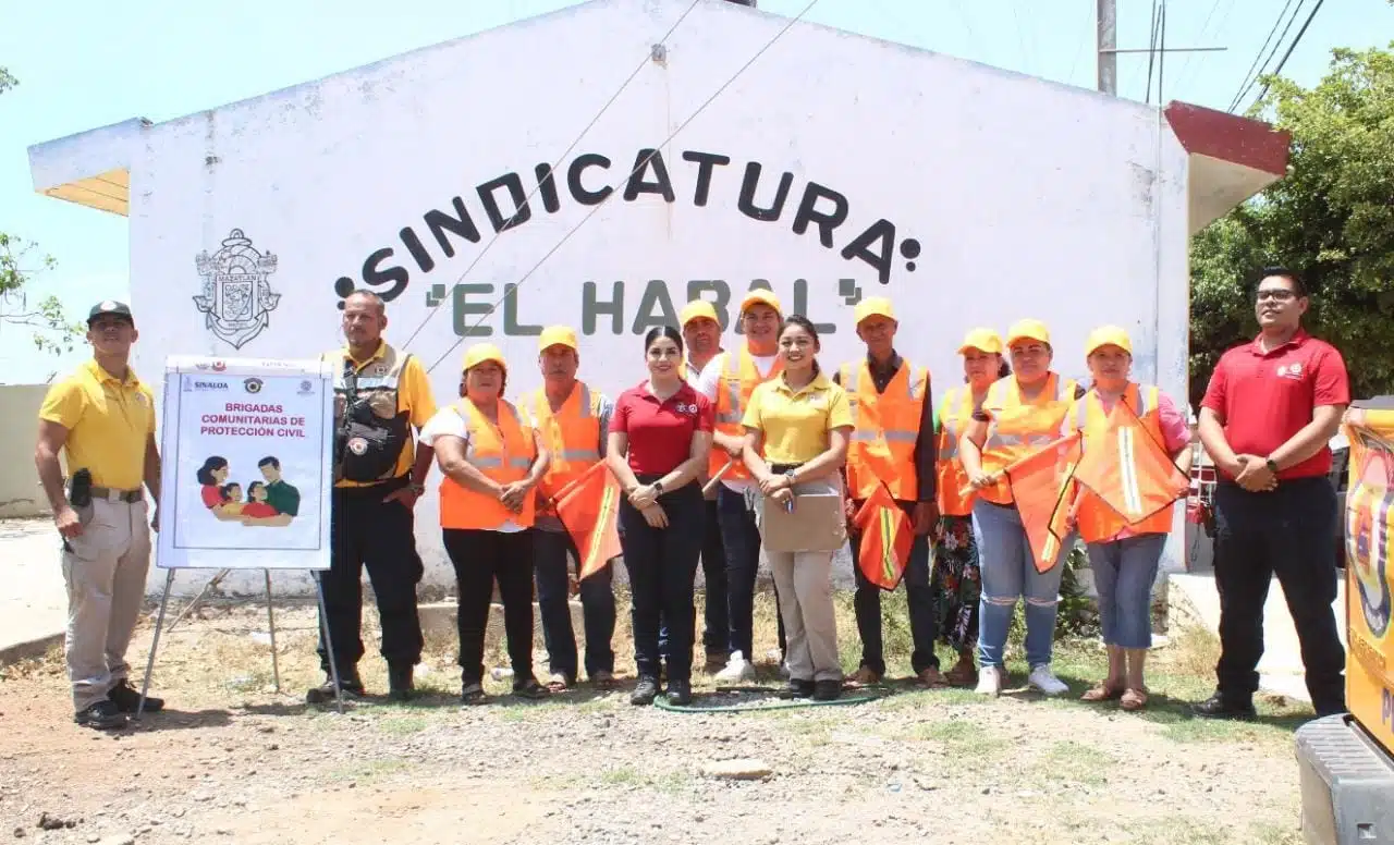 Habitantes de El Habal ya cuentan con brigada comunitaria de atención a situaciones de alerta y reciben capacitación por parte de Instituto Estatal de Protección Civil.