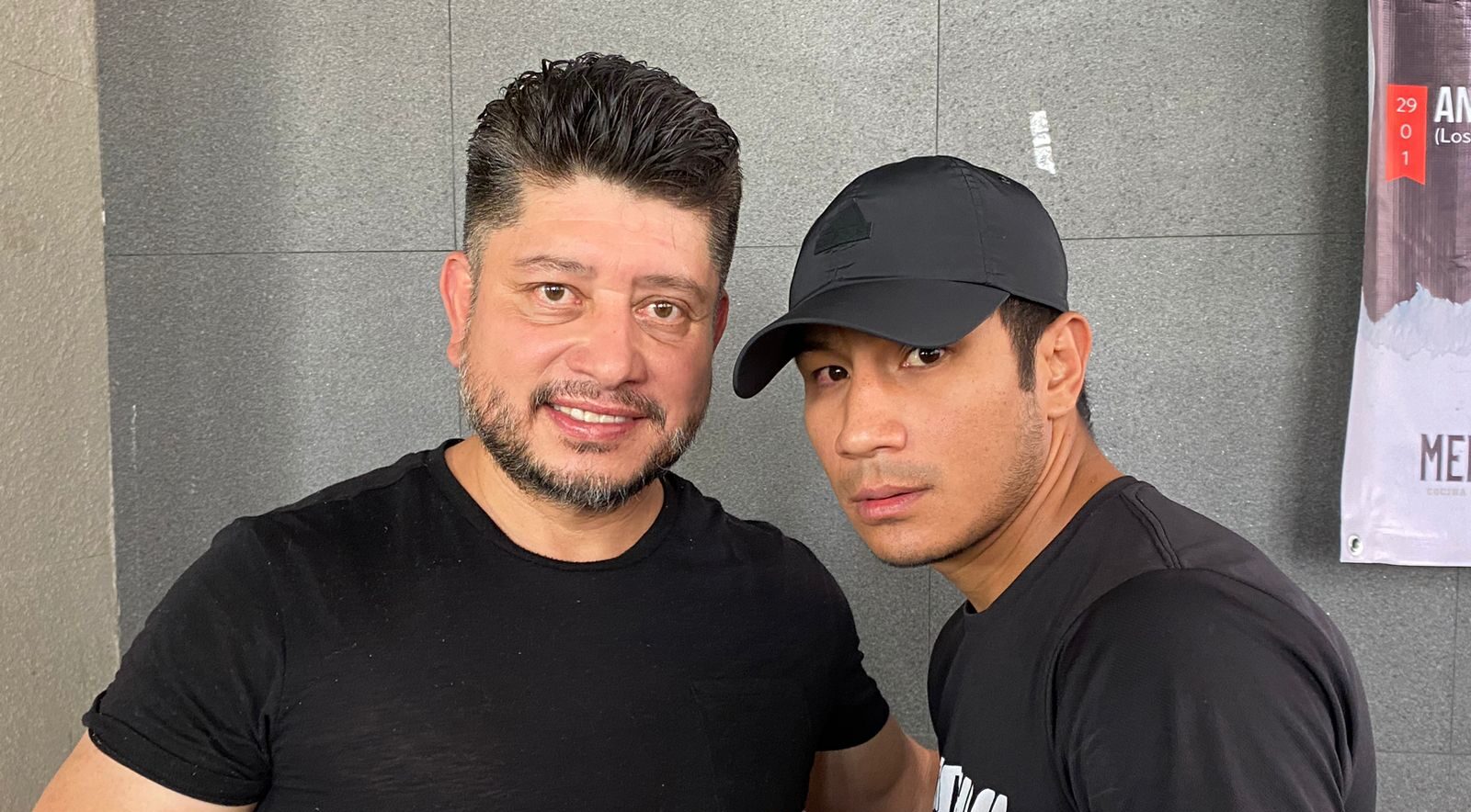 El entrenador Manuel Montiel y el boxeador Eduardo “Zurdito” Ramírez