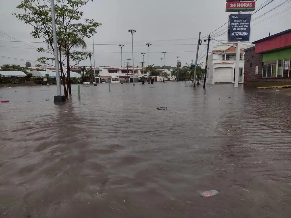 Calle inundada