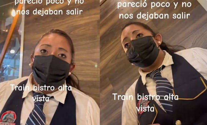 Mesera retiene a clientes por no dejar buena propina