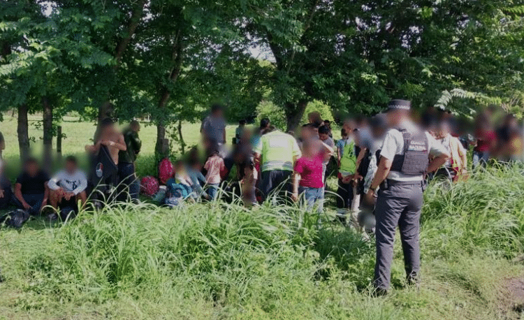 Migrantes rescatados en Veracruz por las autoridades