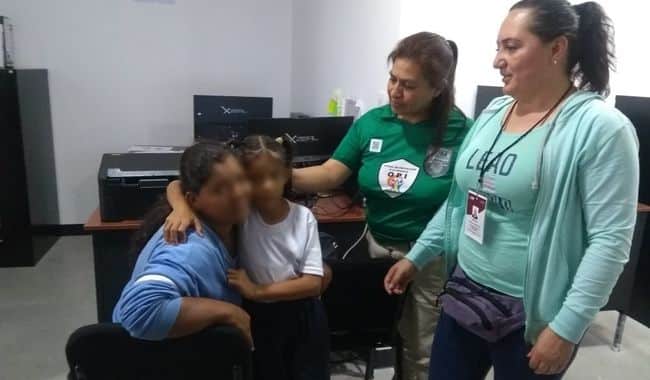 Familia migrante se reencuentra