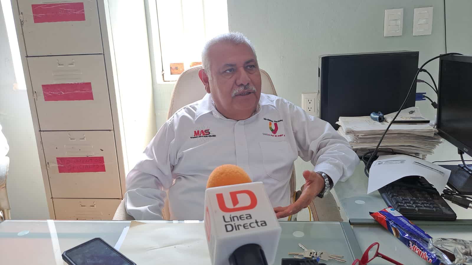 Miguel Ángel Gutiérrez Sánchez, líder del Movimiento Amplio Social Sinaloa (MASS)