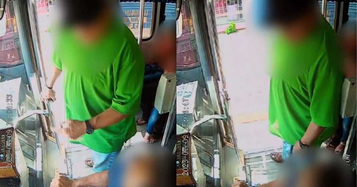 Conductor de camión intimidado por un sujeto enojado