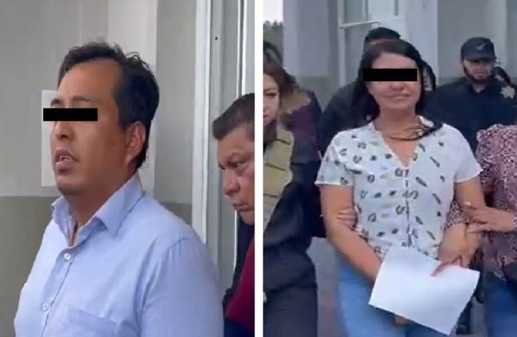 Traslada a penal a pareja que agredió a maestra