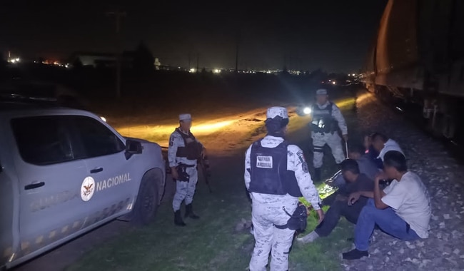 Rescatan a migrantes en Tren de Tlaxcala
