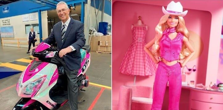Salinas Pliego pone a la venta moto con temática de Barbie