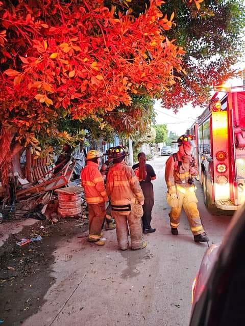 Se incendia casa