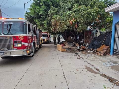 Se incendia casa