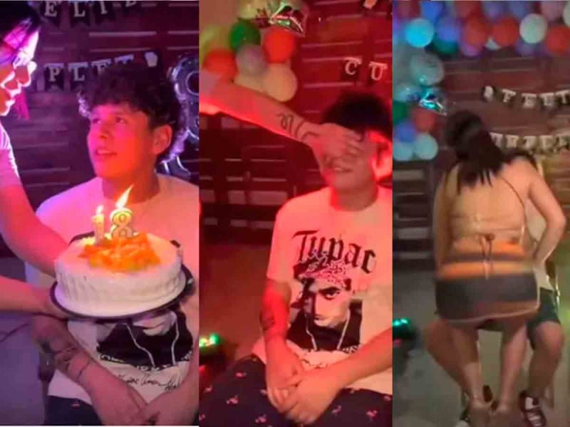 Su madre le da polémico regalo tras cumplir 18 años; ¡le llevó una bailarina exótica!