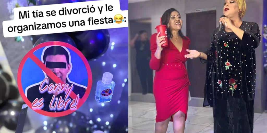 ¡Conny es libre! Familiares organizan fiesta a tía tras haberse divorciado de su expareja; checa el momento