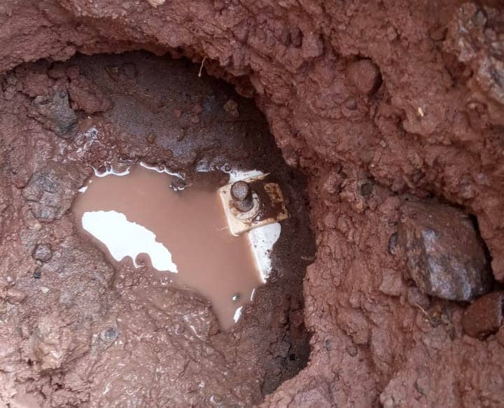 Lodo y agua
