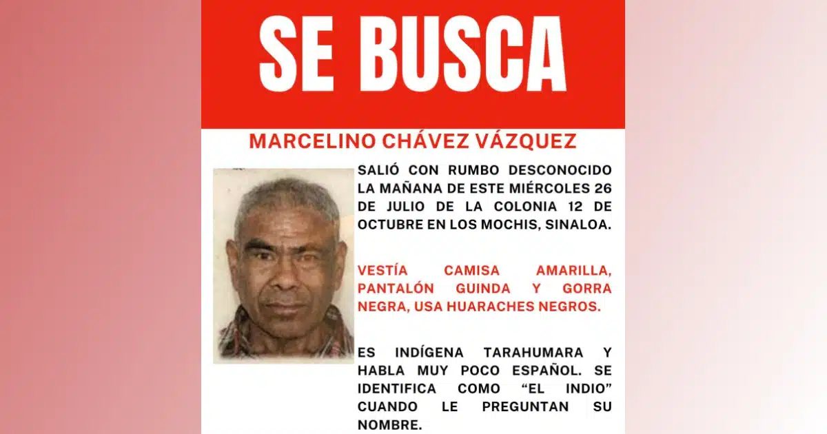 Ficha de búsqueda de Marcelino Chávez Vázquez