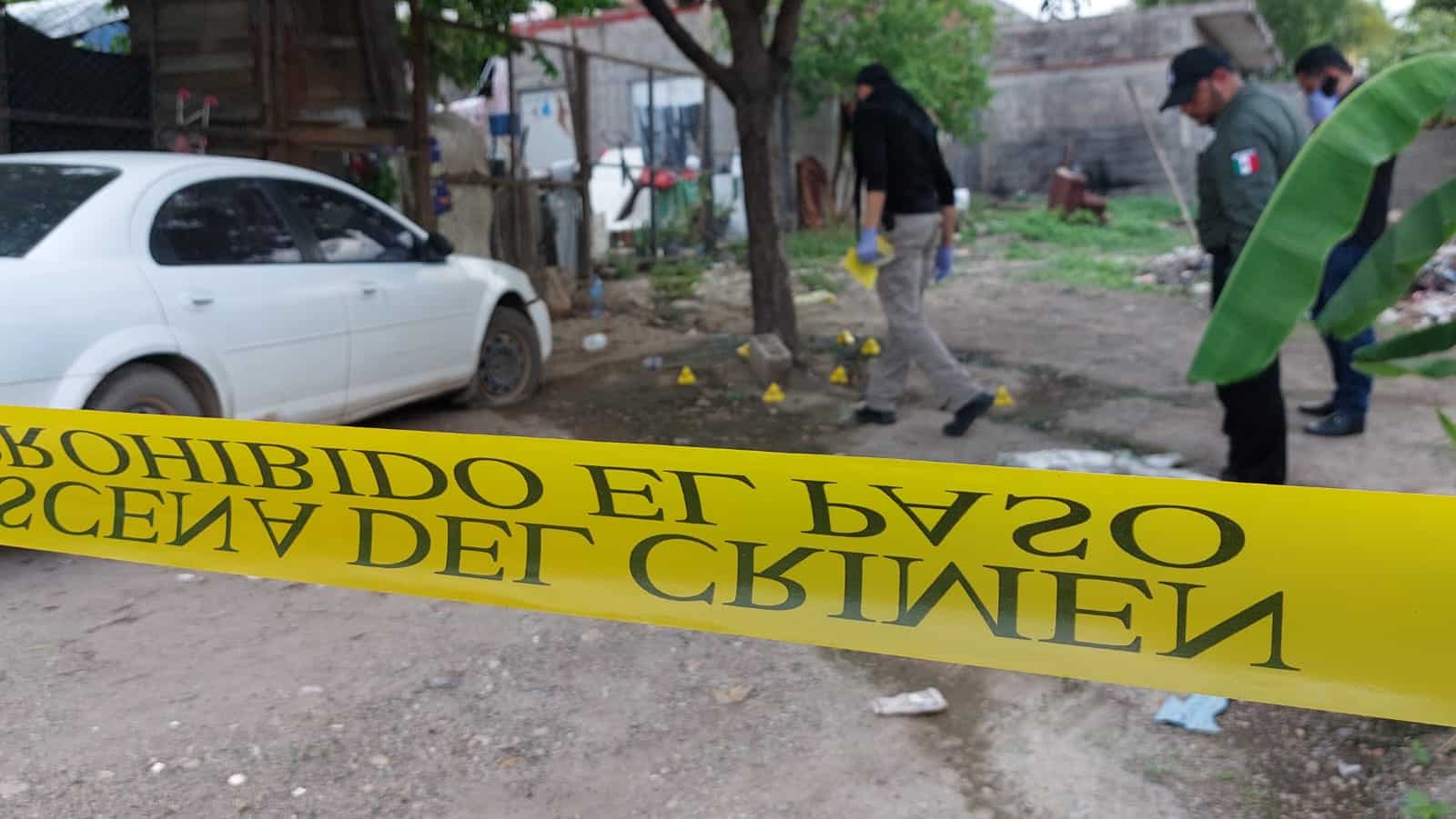 Balean auto en Las Coloradas, Culiacán