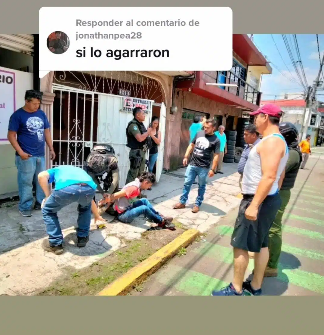 Video ¡Mecánicos al rescate! Captan intento de asalto contra una joven mujer