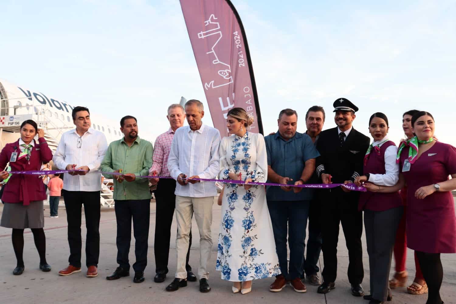 Autoridades de Ahome inauguraron la ruta Los Mochis-Mexicali.