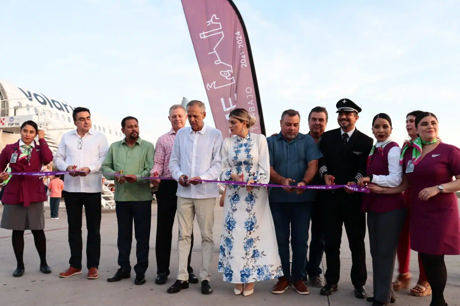 Autoridades de Ahome inauguraron la ruta Los Mochis-Mexicali.