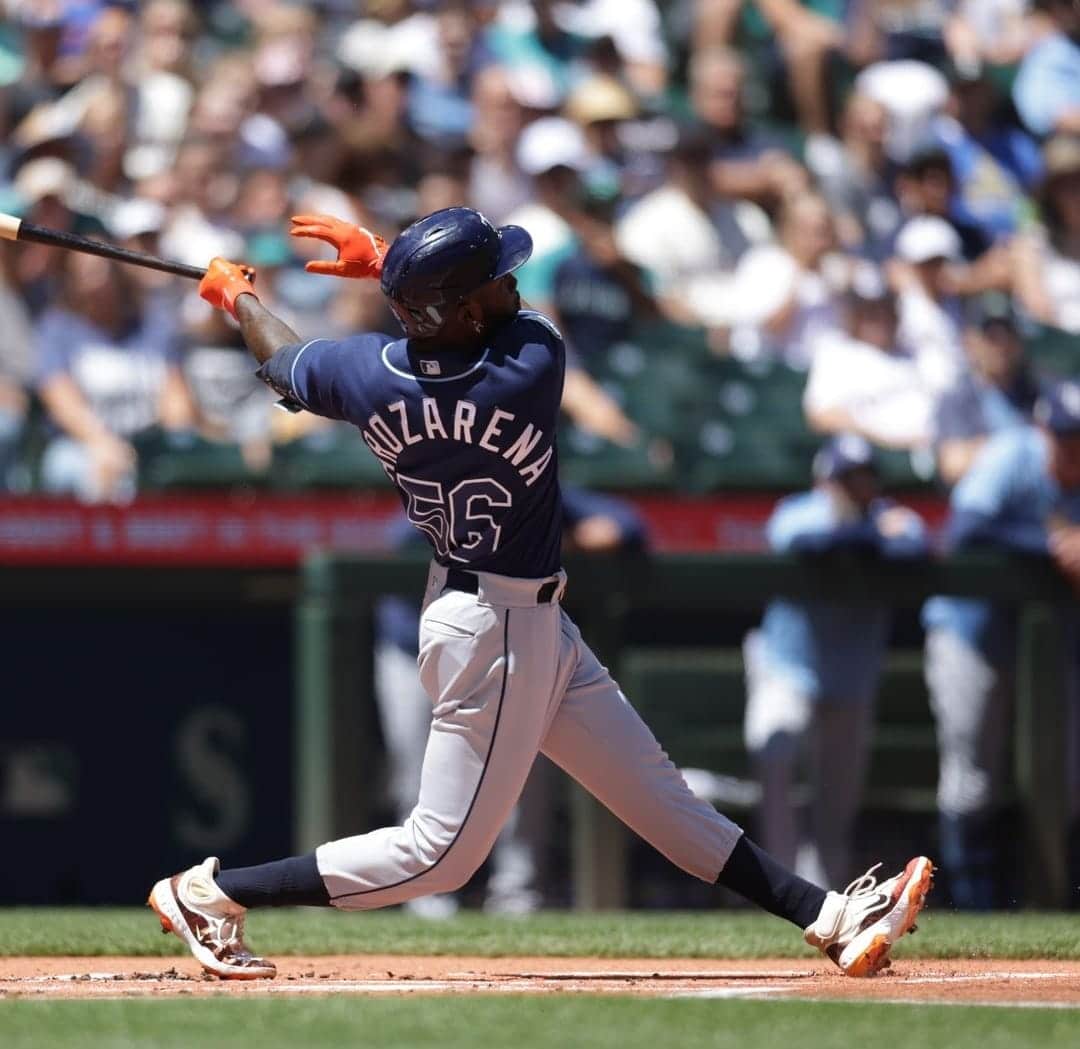 Randy Arozarena continúa encendido en el béisbol de Grandes Ligas, al disparar este domingo su cuadrangular 16