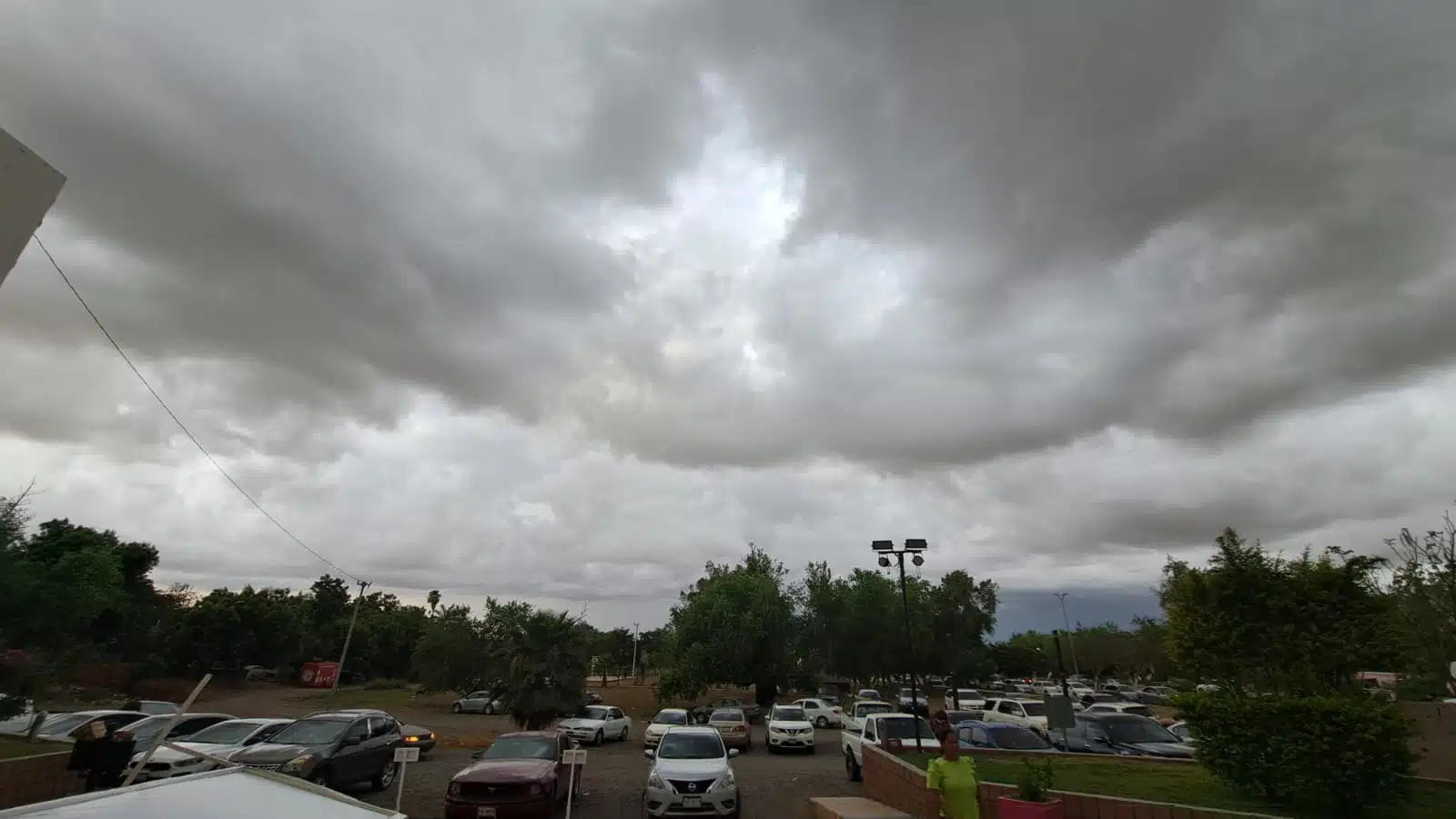 Nubes negras en Guasave