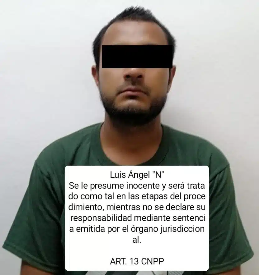 Detienen policías a Luis Ángel por el presunto asesinato de joven dentro de un negocio en Mazatlán