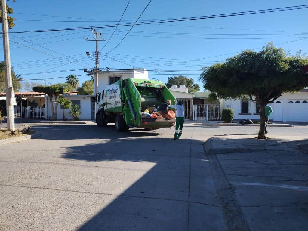 Recolección de basura en Los Mochis OP Ecología