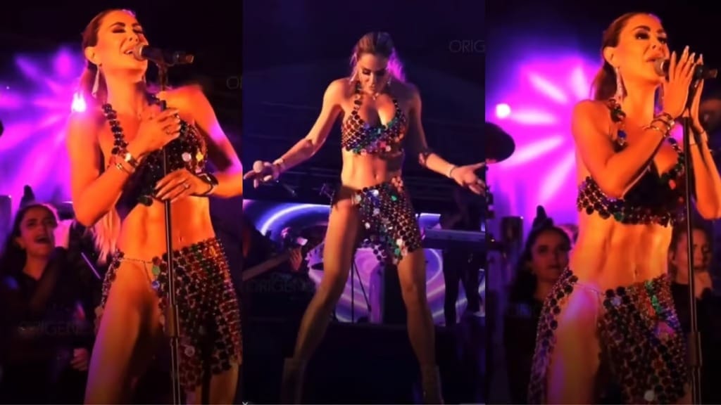 ¡La que puede, puede! Ninel Conde canta 