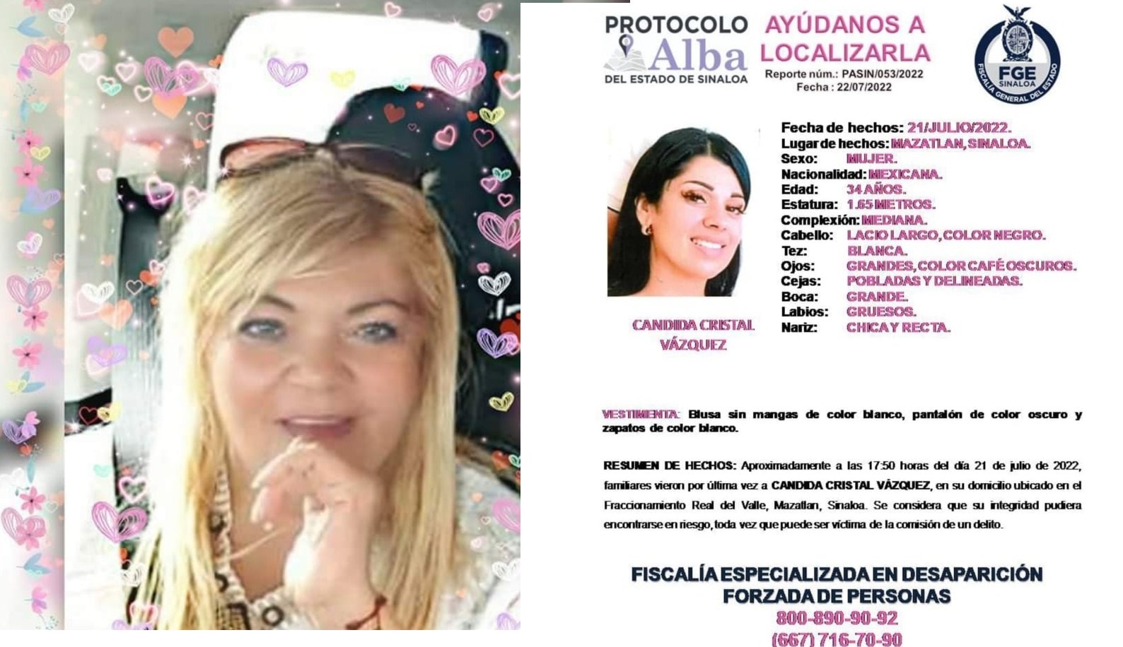 Muere Florencia Rubio Vázquez, madre de 