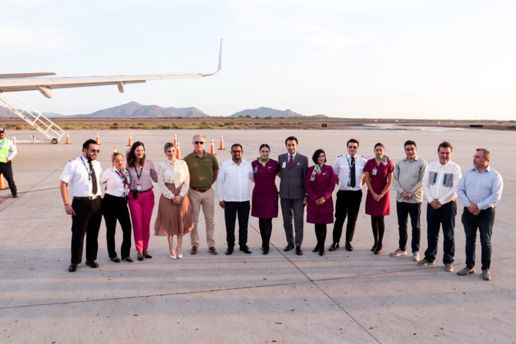 Aterriza primer vuelo de Guanajuato a Los Mochis; este martes Volaris inauguró esta ruta/ Fotos Emmanuel Casas