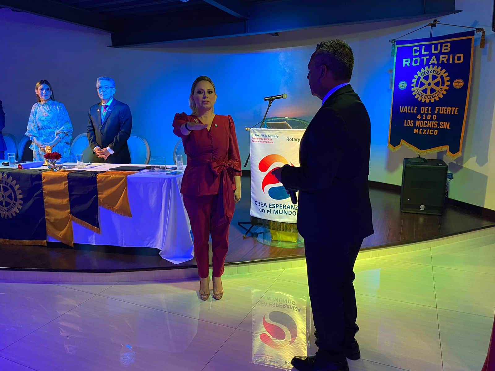 Elvia Lourdes Martín Mata nueva presidente del Club Rotario Del Valle del Fuerte