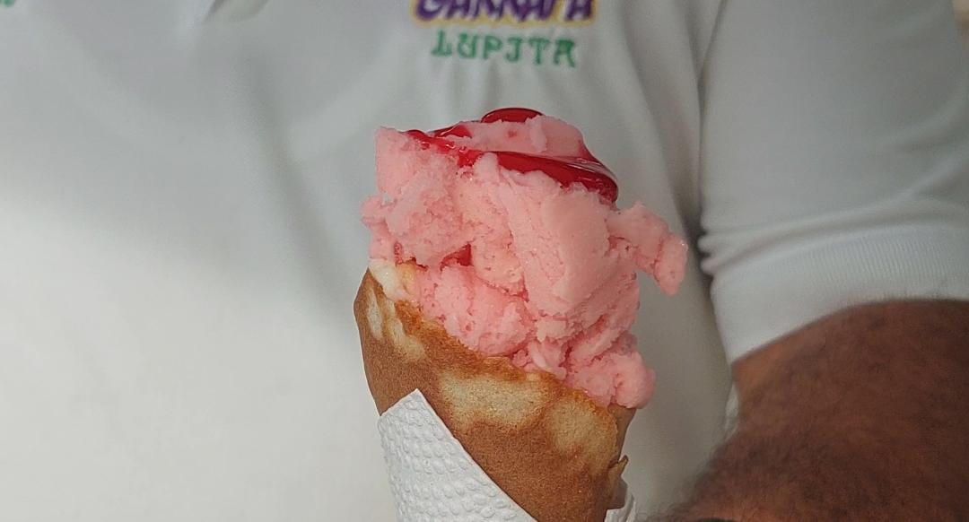 Nieve de fresa