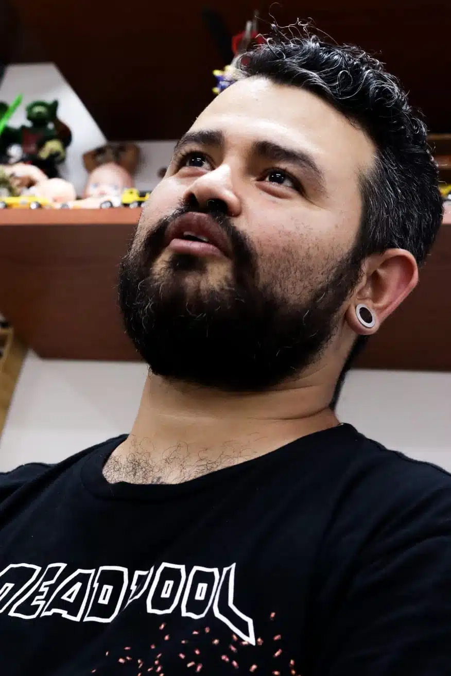 Horacio Armando Valdez Flores, tatuador