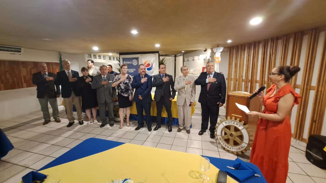 Llega Gabriel Alejandro Jiménez a la presidencia de Club Rotario Guasave