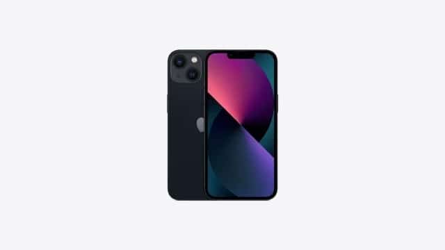 Celular iPhone en exhibición