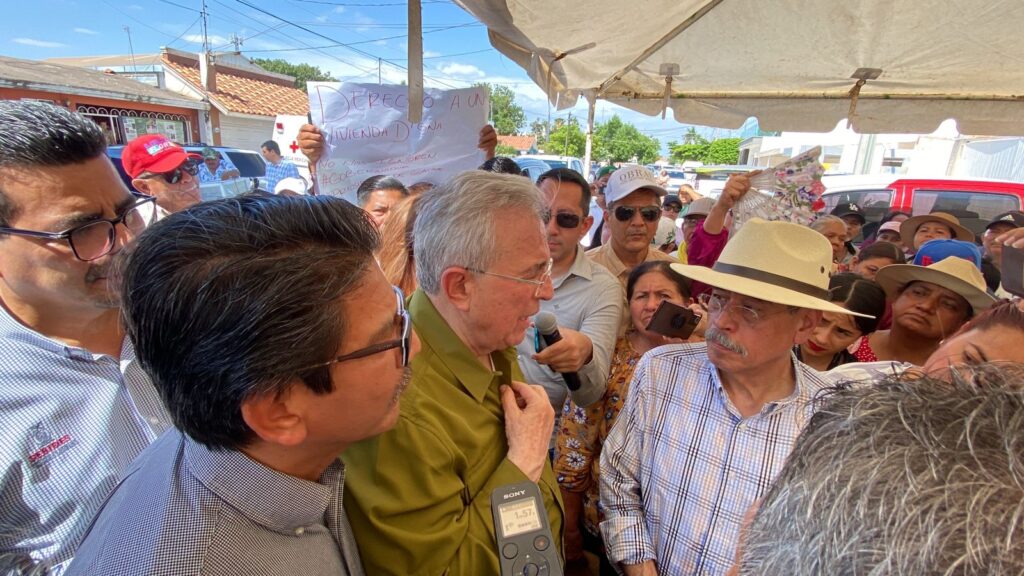 “No nos ignoren”. También los “Sin casa” exigieron respuestas al gobernador Rubén Rocha en Guasave