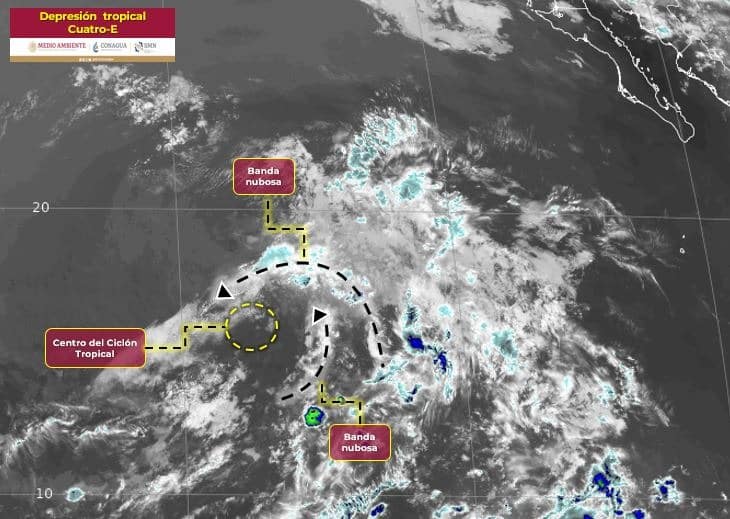 Depresión Tropical Cuatro-E