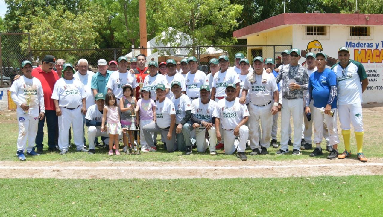 ¡Son campeones! Navolato se corona en el Estatal de Beisbol 60 años y más